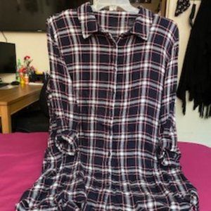 Extra Touch Long Sleeve Blouse